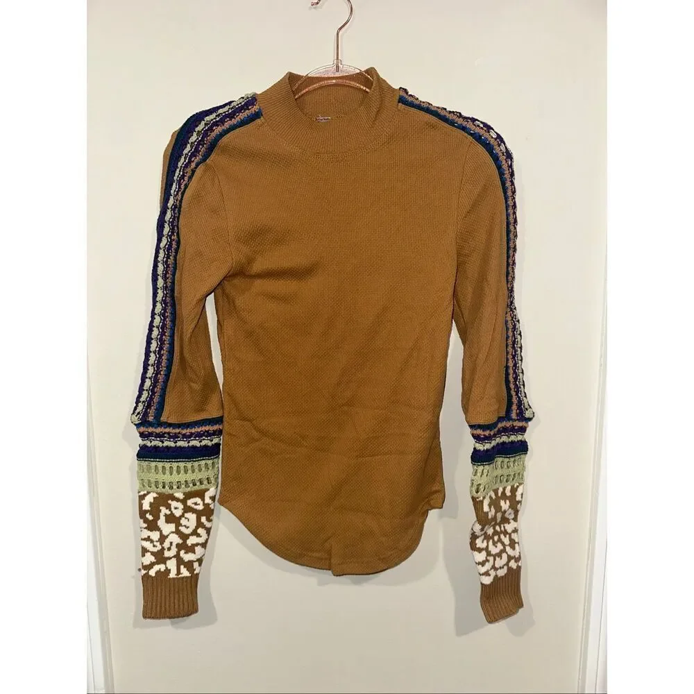 NWT Free People Switch it Up Thermal Top Medium